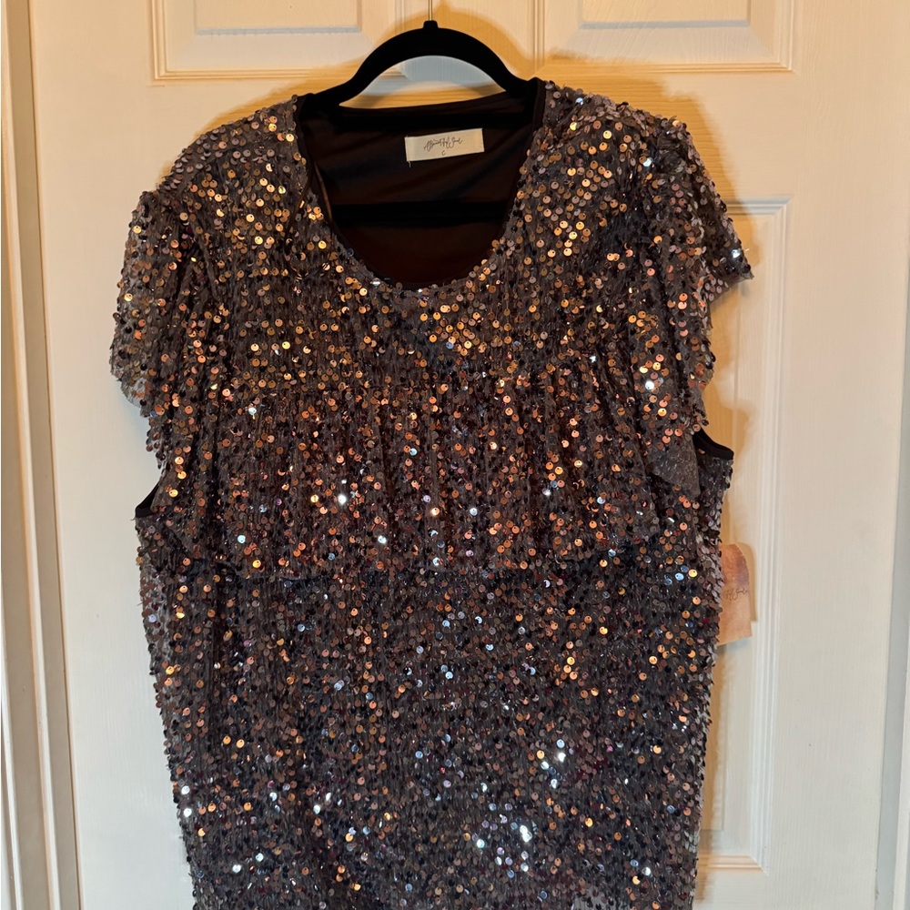 Glamorous Sequin Women's Blouse